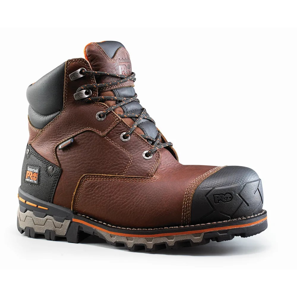 6IN. BOONDOCK COMPOSITE TOE WATERPROOF INSULATED BOOT - 214-Brown | Timberland PRO TB092641