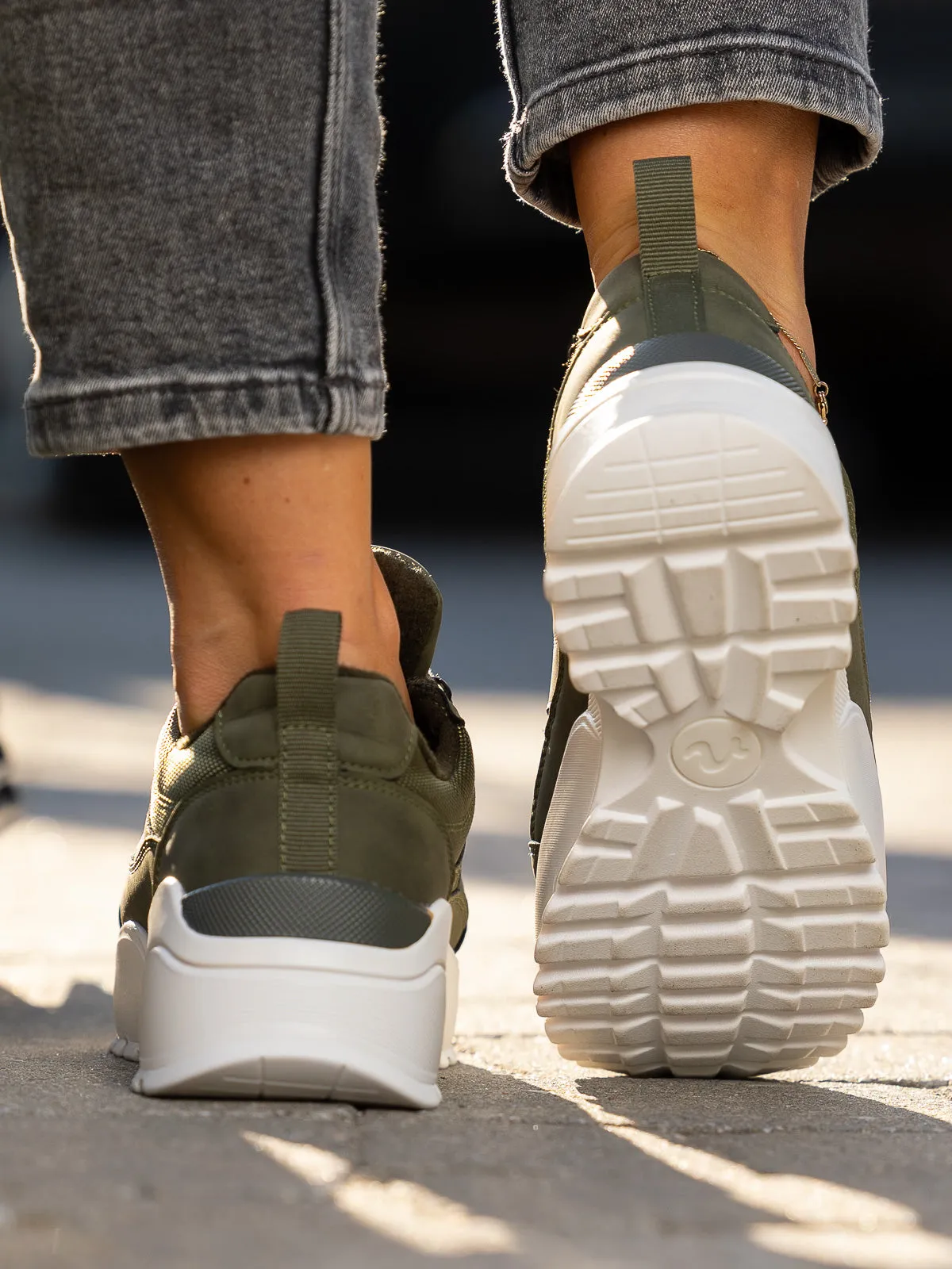 Chunko Low - Olive Green