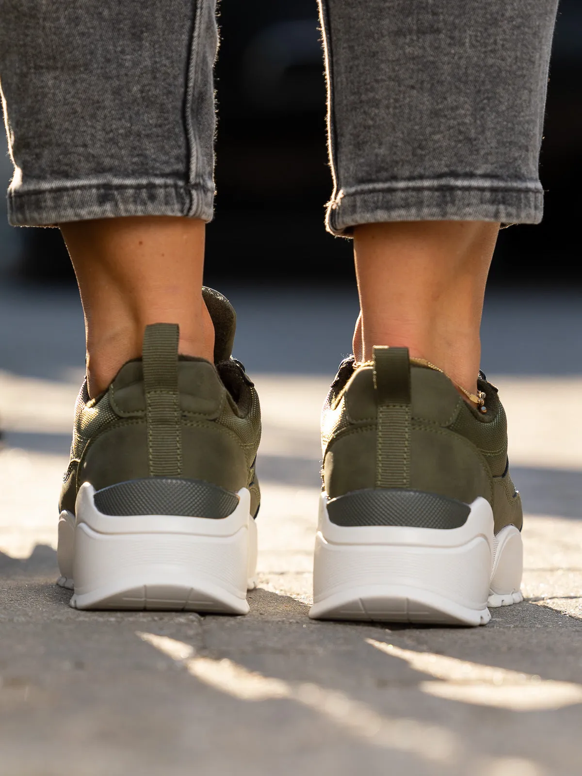 Chunko Low - Olive Green