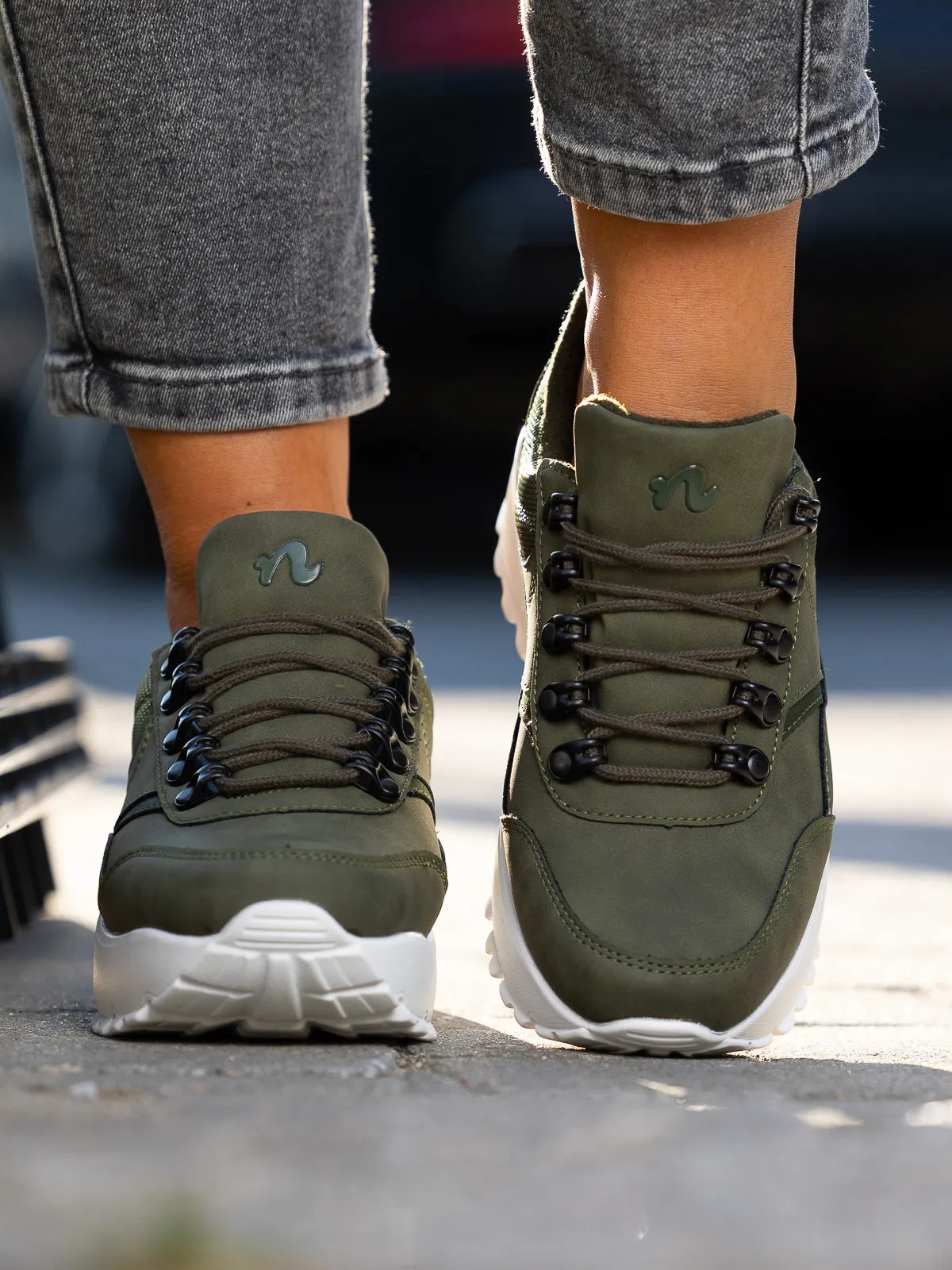 Chunko Low - Olive Green