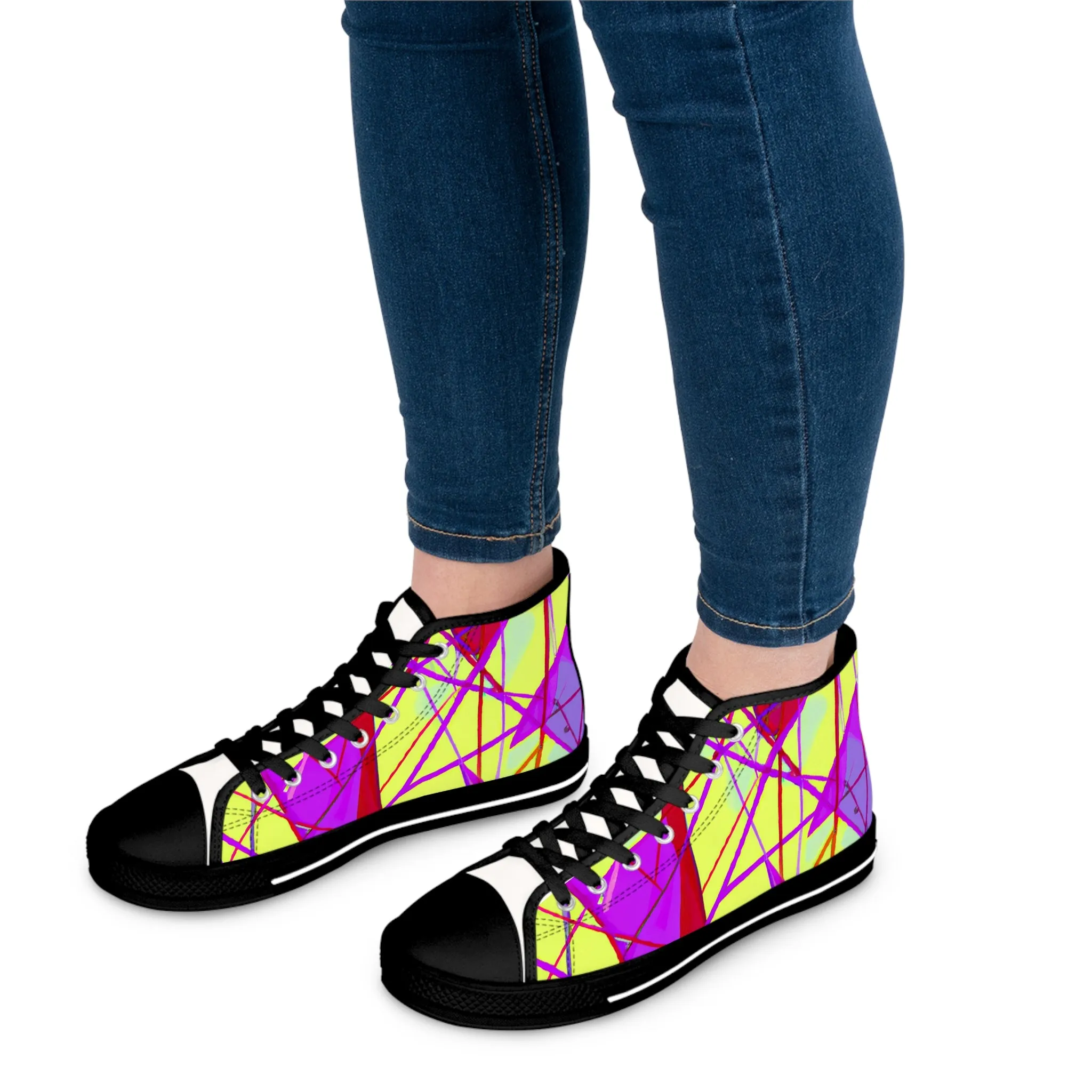 Electric Sparkles. - high top