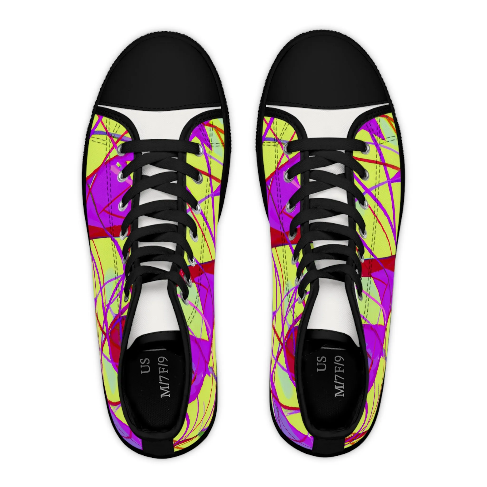 Electric Sparkles. - high top