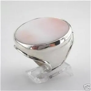 Hadar Designers Motger of Pearl MOP Ring Chunky Ring Gift for Israeli Women