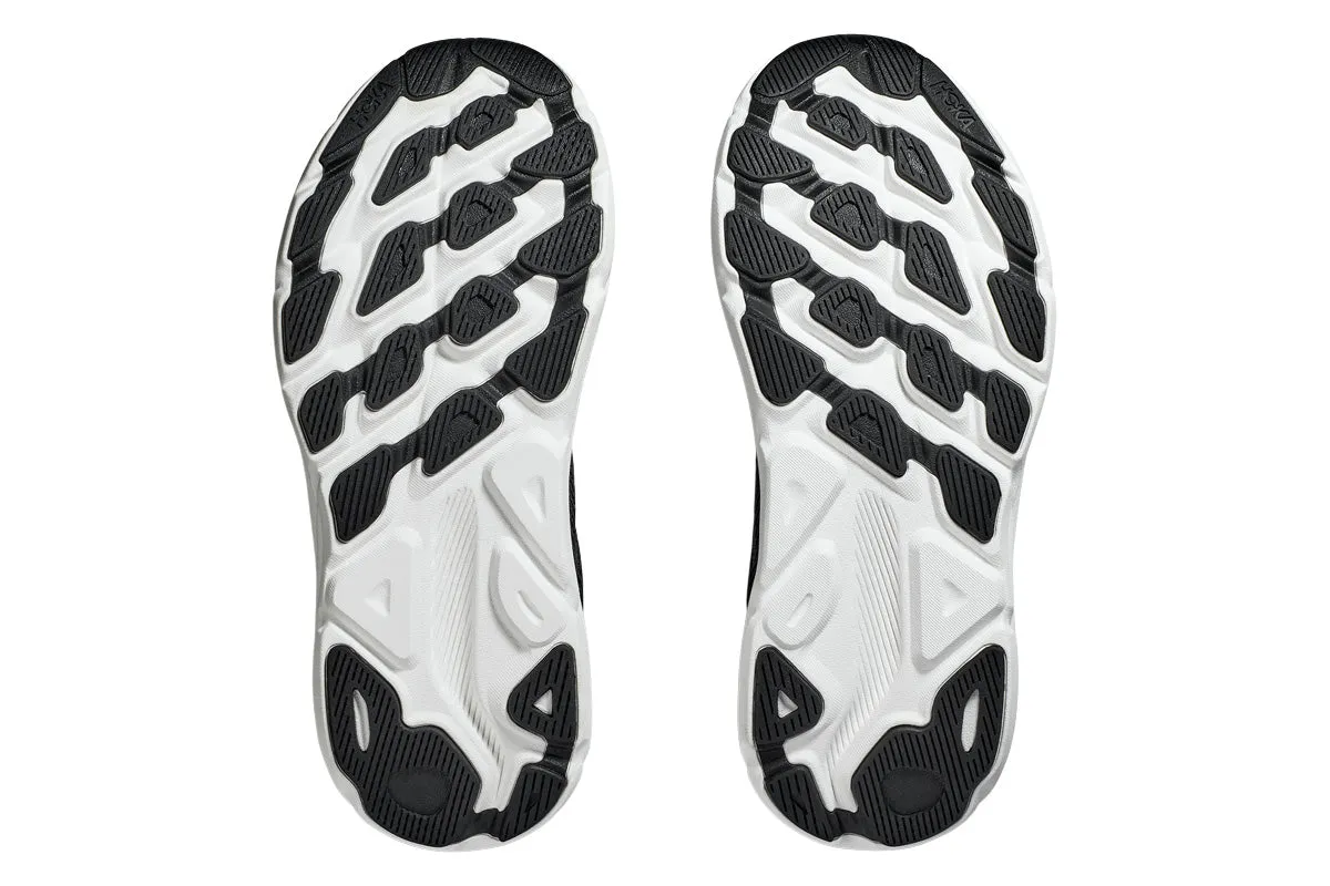 Hoka Clifton 9 D Black/White Mens