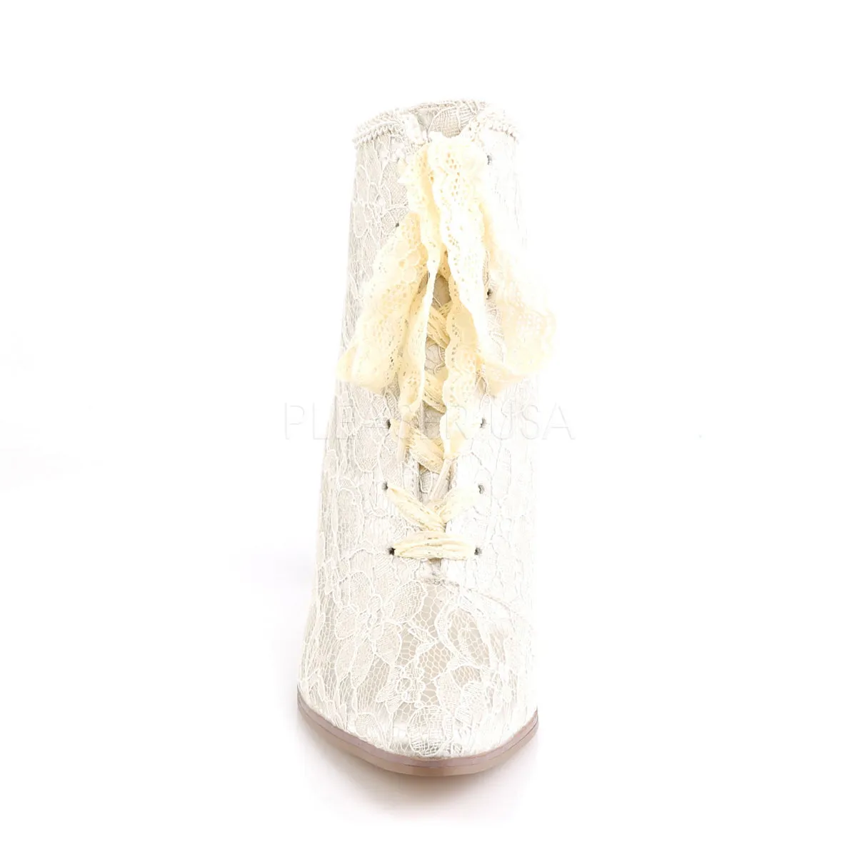 Lace Overlay Ankle Bootie 2.75-inch Heel PS-VICTORIAN-30