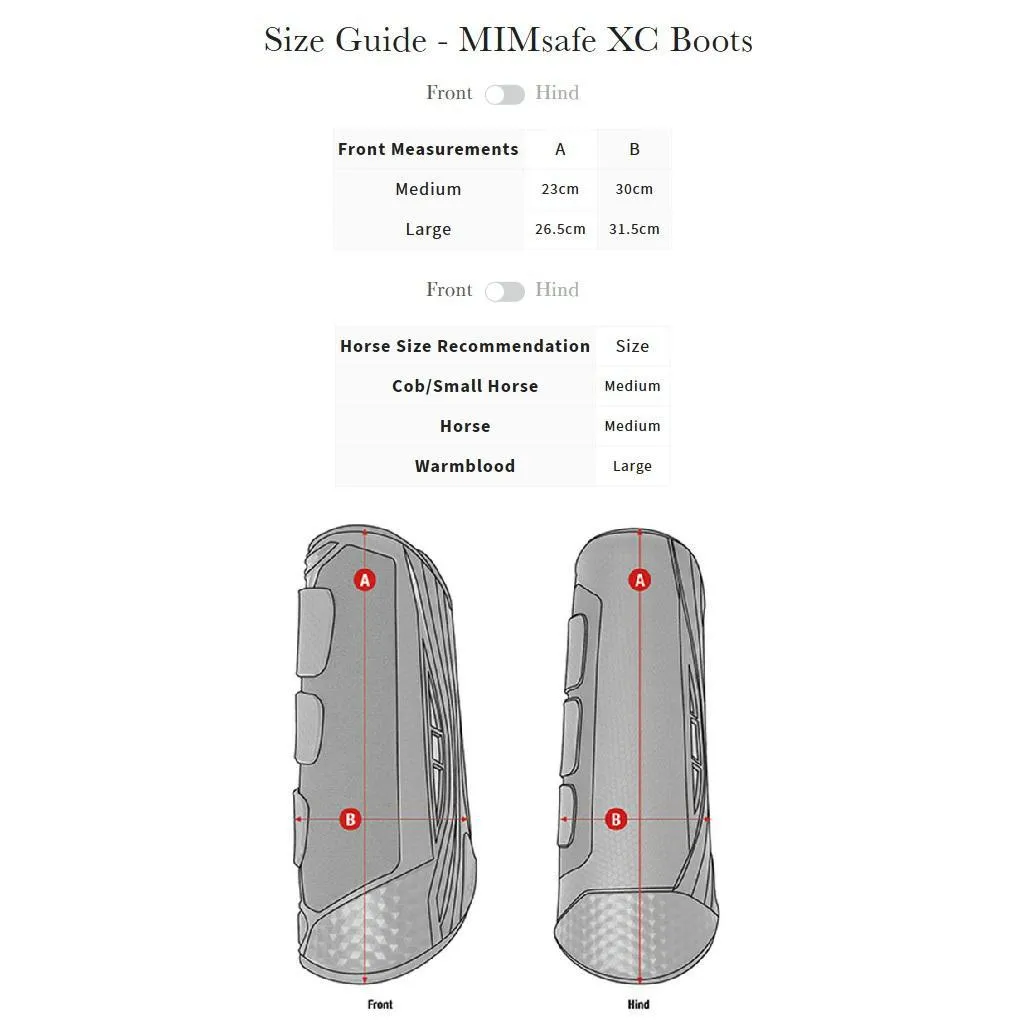 LeMieux MIMsafe XC Boot Front