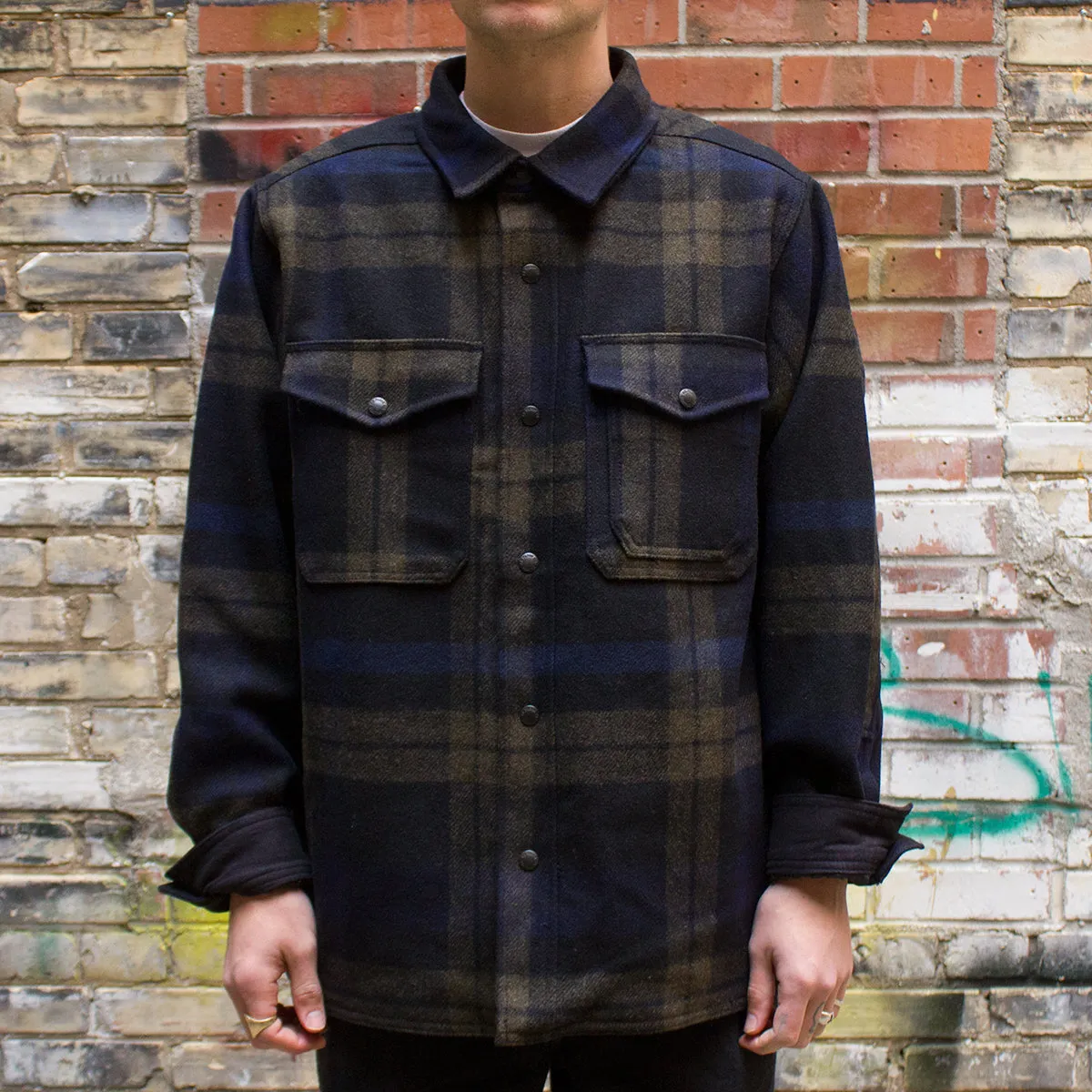 Lined Mackinaw Wool Jac-Shirt