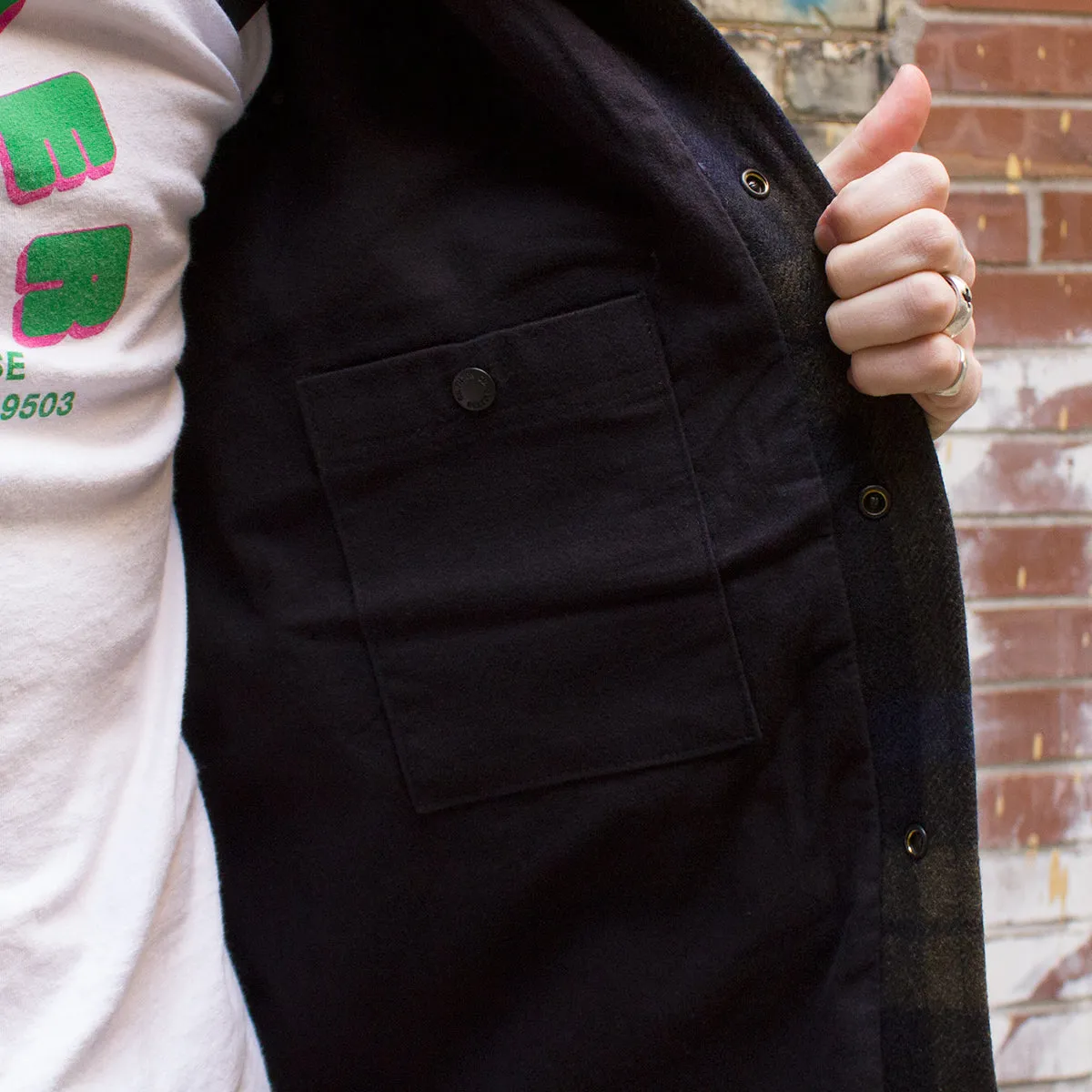 Lined Mackinaw Wool Jac-Shirt