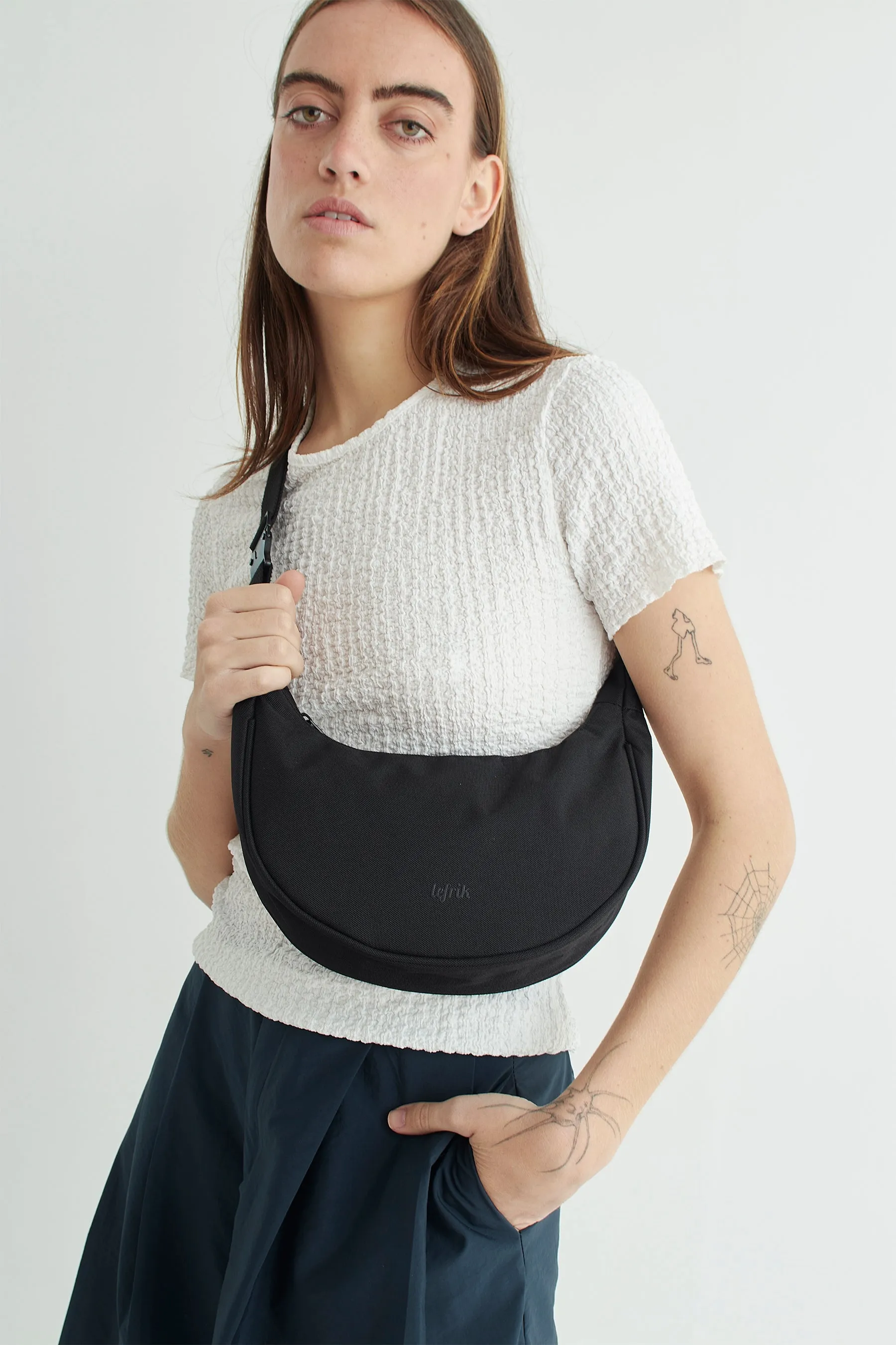Lua Bag Stripes Black