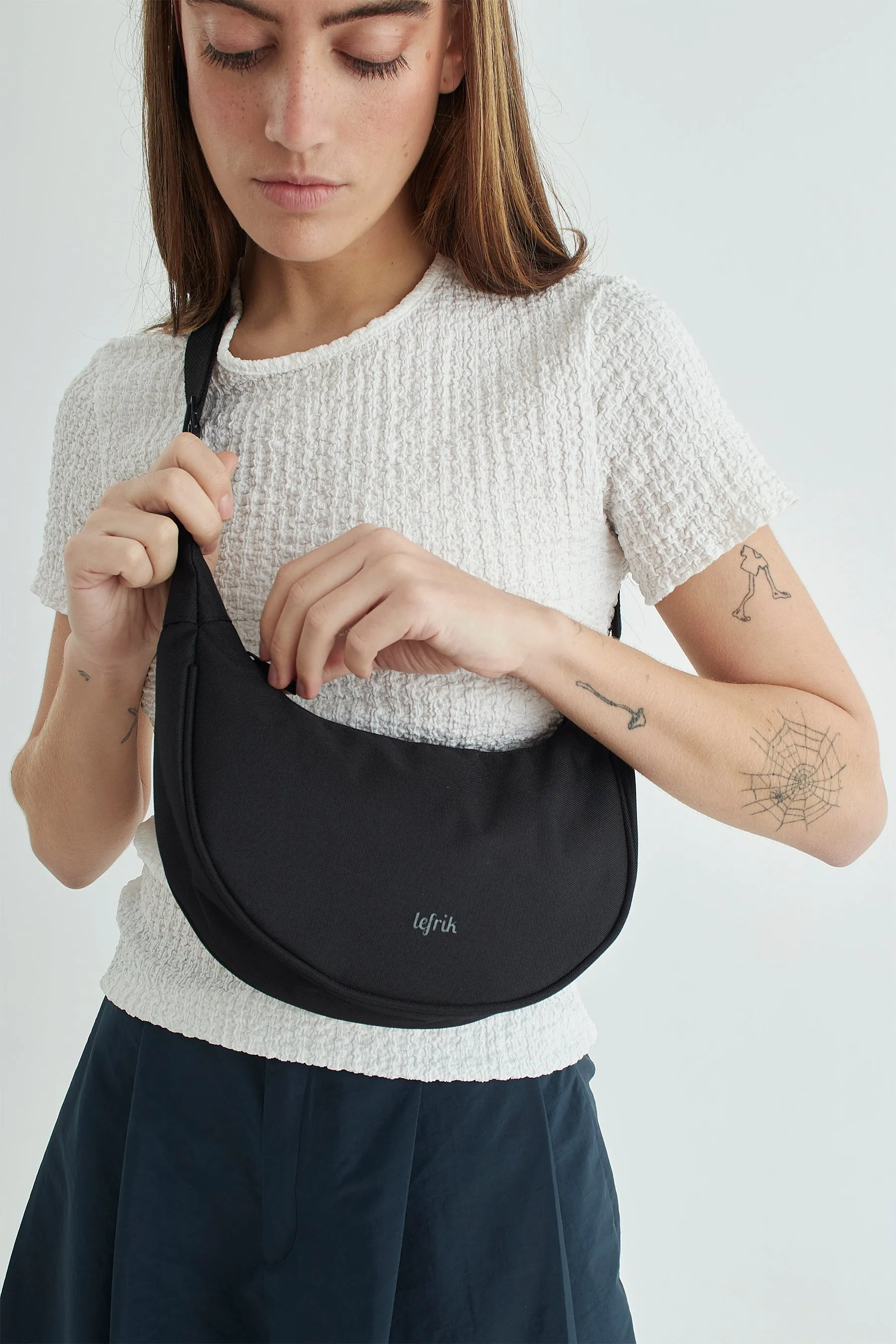Lua Bag Stripes Black