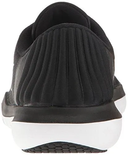 NIKE Women's Flex Supreme TR 5 Cross Training Shoe, Black/White/Pure Platinum, 8.5 B(M) US