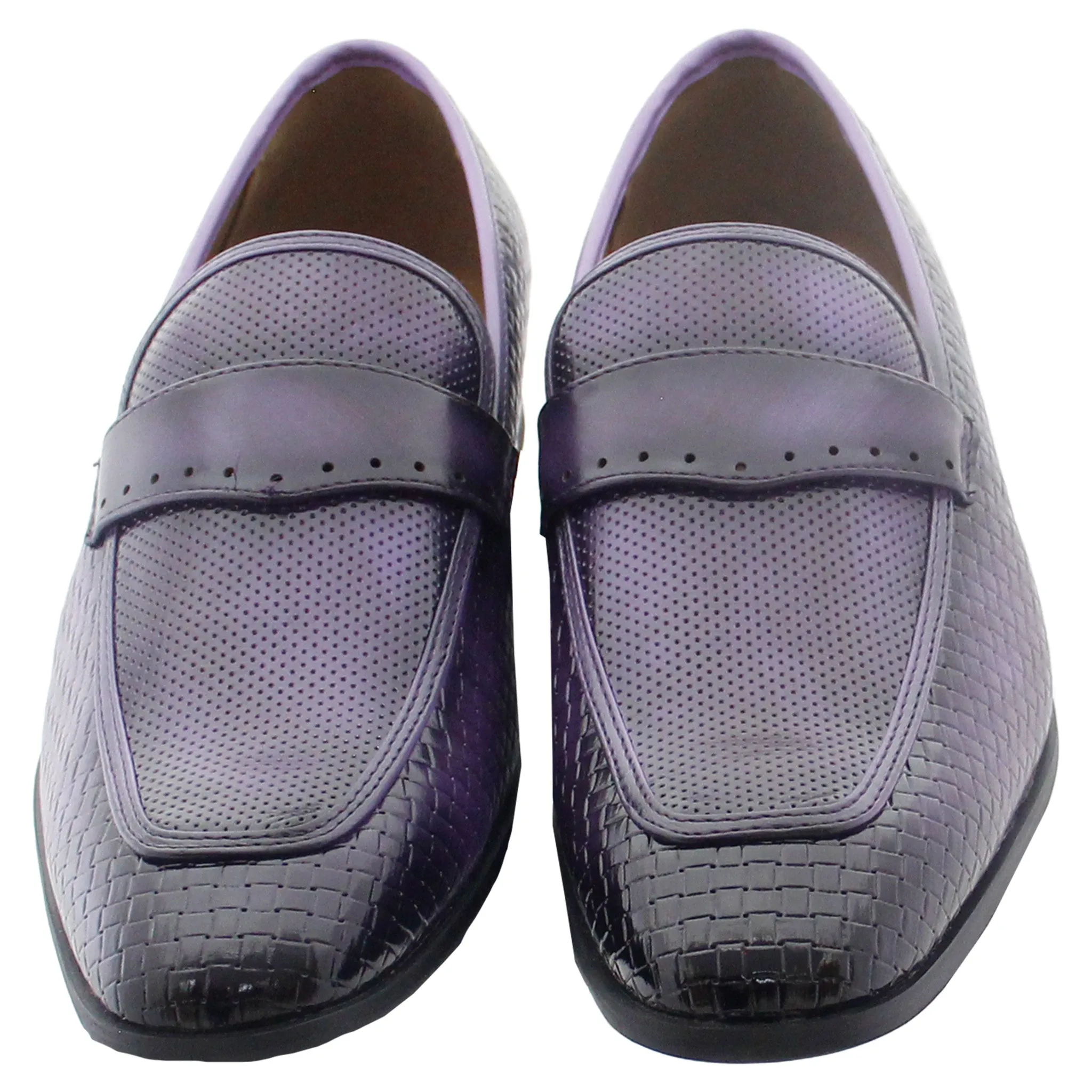 Purple Woven Slip On