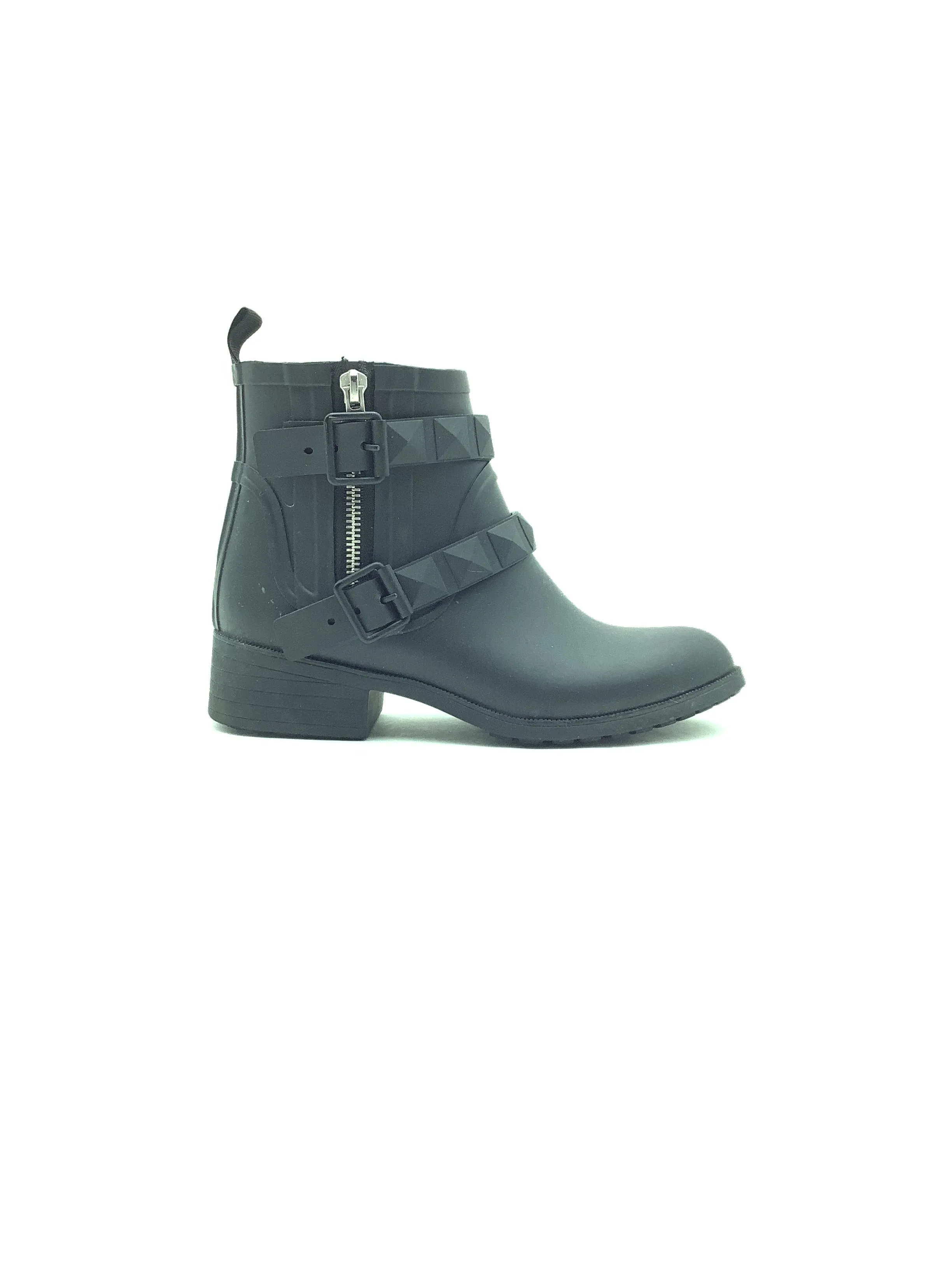 Rebeca Minkoff Women's Quincy Bootie Black Rubber Studded Size: 6