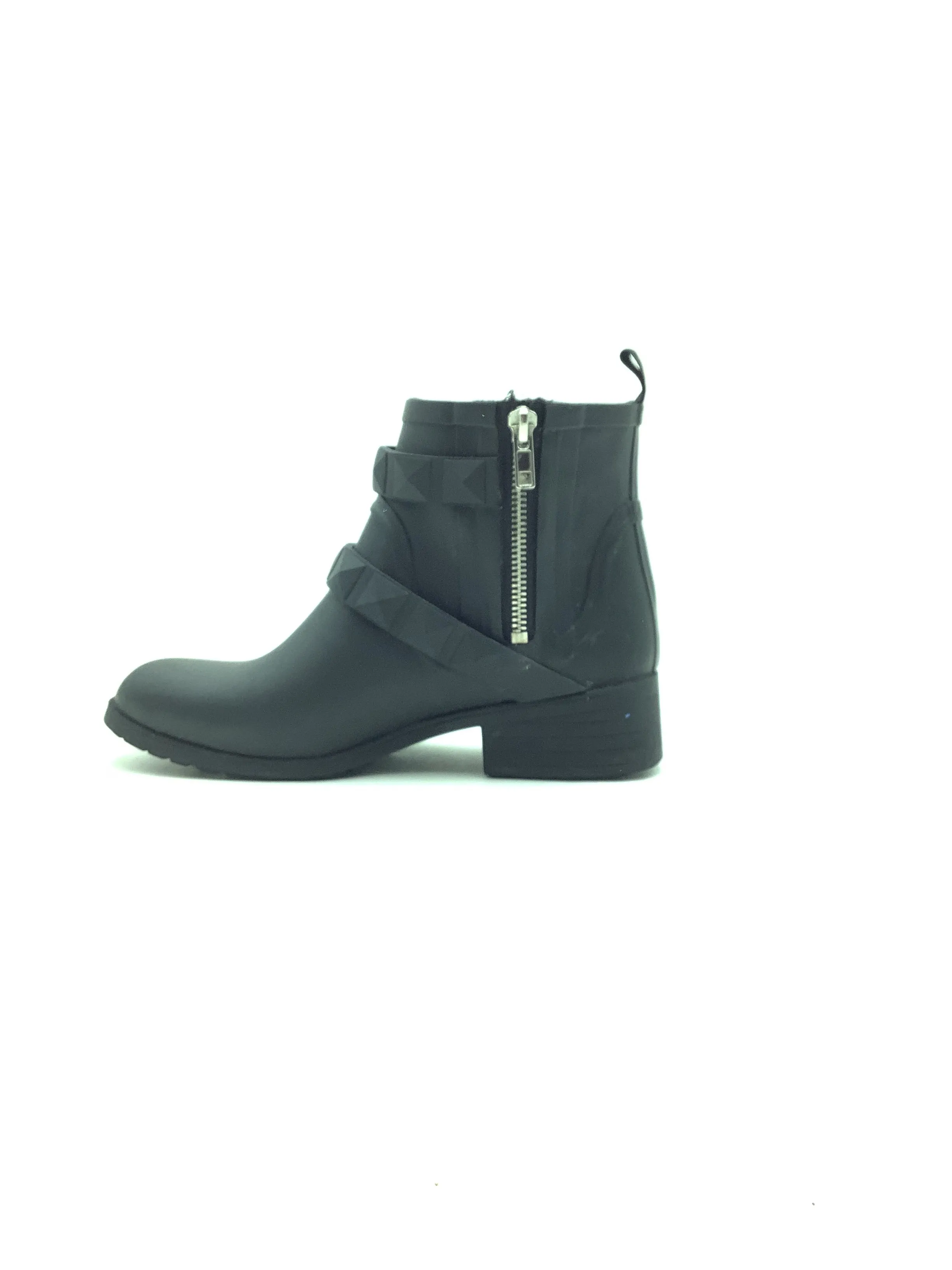 Rebeca Minkoff Women's Quincy Bootie Black Rubber Studded Size: 6