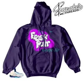 Retro 5 Grape Grape-Air Hoody