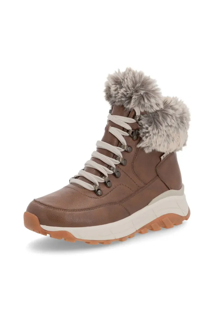 Rieker Lambs Wool Lined Lace Boot