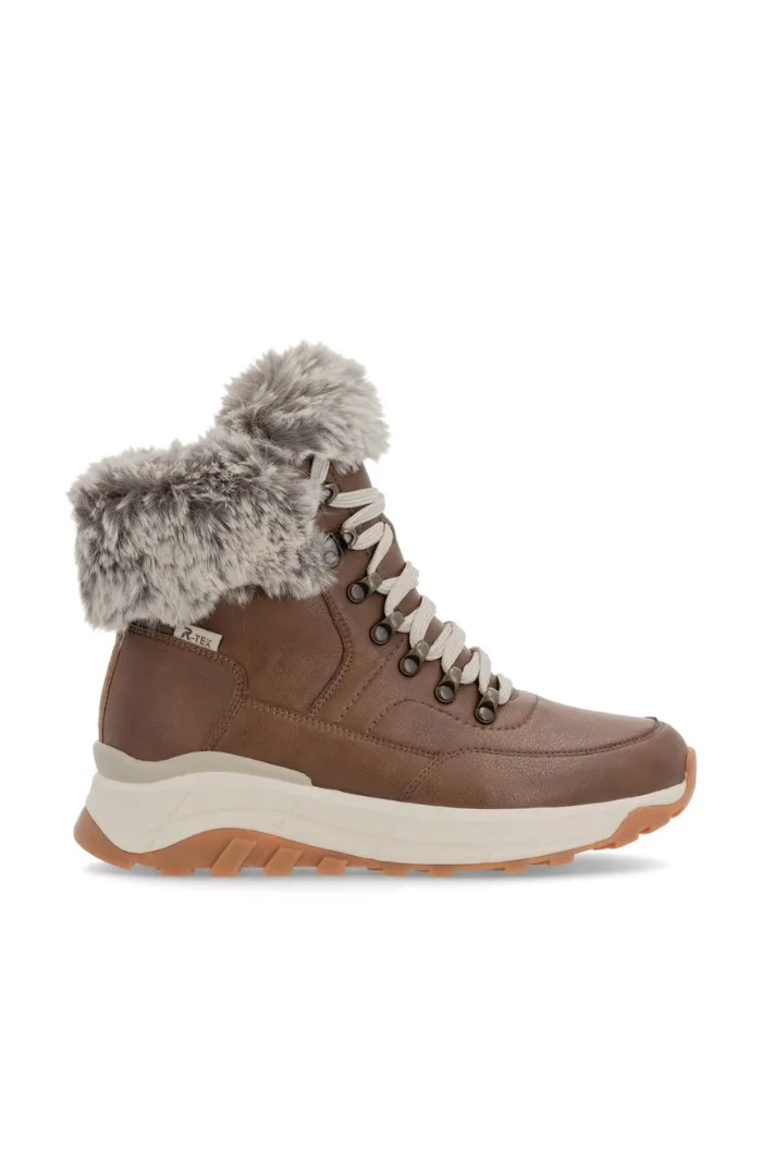 Rieker Lambs Wool Lined Lace Boot