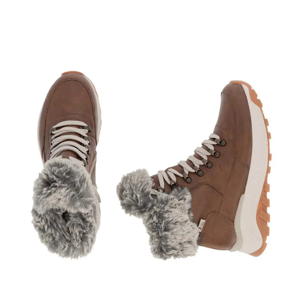 Rieker Lambs Wool Lined Lace Boot
