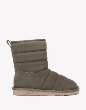 Short Puffer in Army Green