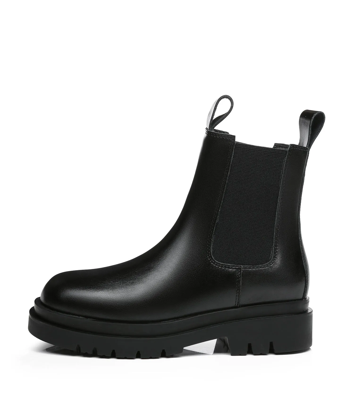 TARRAMARRA Vaneta Women Black Boots Sheepskin Wool Lining