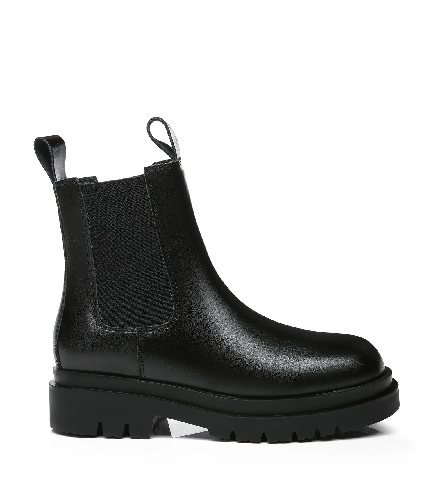 TARRAMARRA Vaneta Women Black Boots Sheepskin Wool Lining
