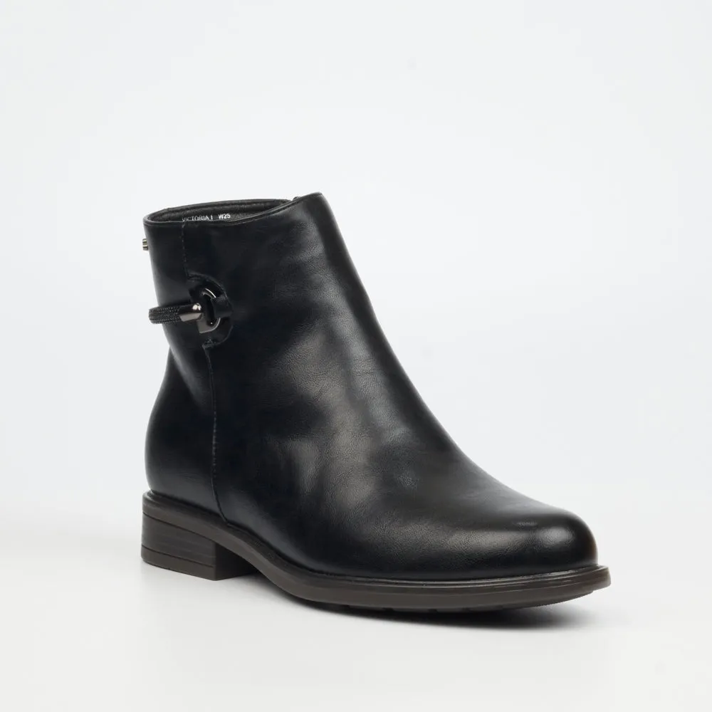 Victoria 1 - Black Ankle Boot